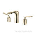 Faucets Bilik Mandi dengan Pengendali Double Handles Tap Mixer